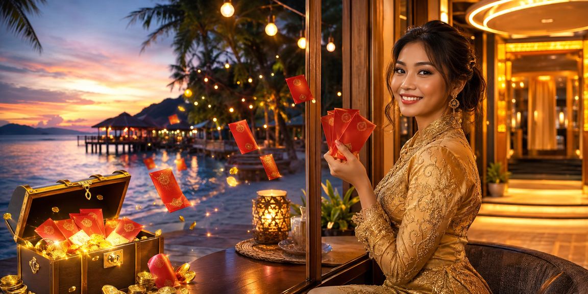 Bonus sampul merah platform hiburan bergaya kebaya Melayu di Langkawi